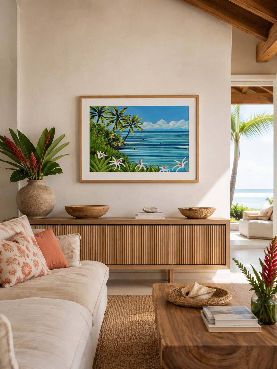 Closed Edition : Surf Hanalei -  20x28  Large Museum Quality Print - FREE USA SHIPPING