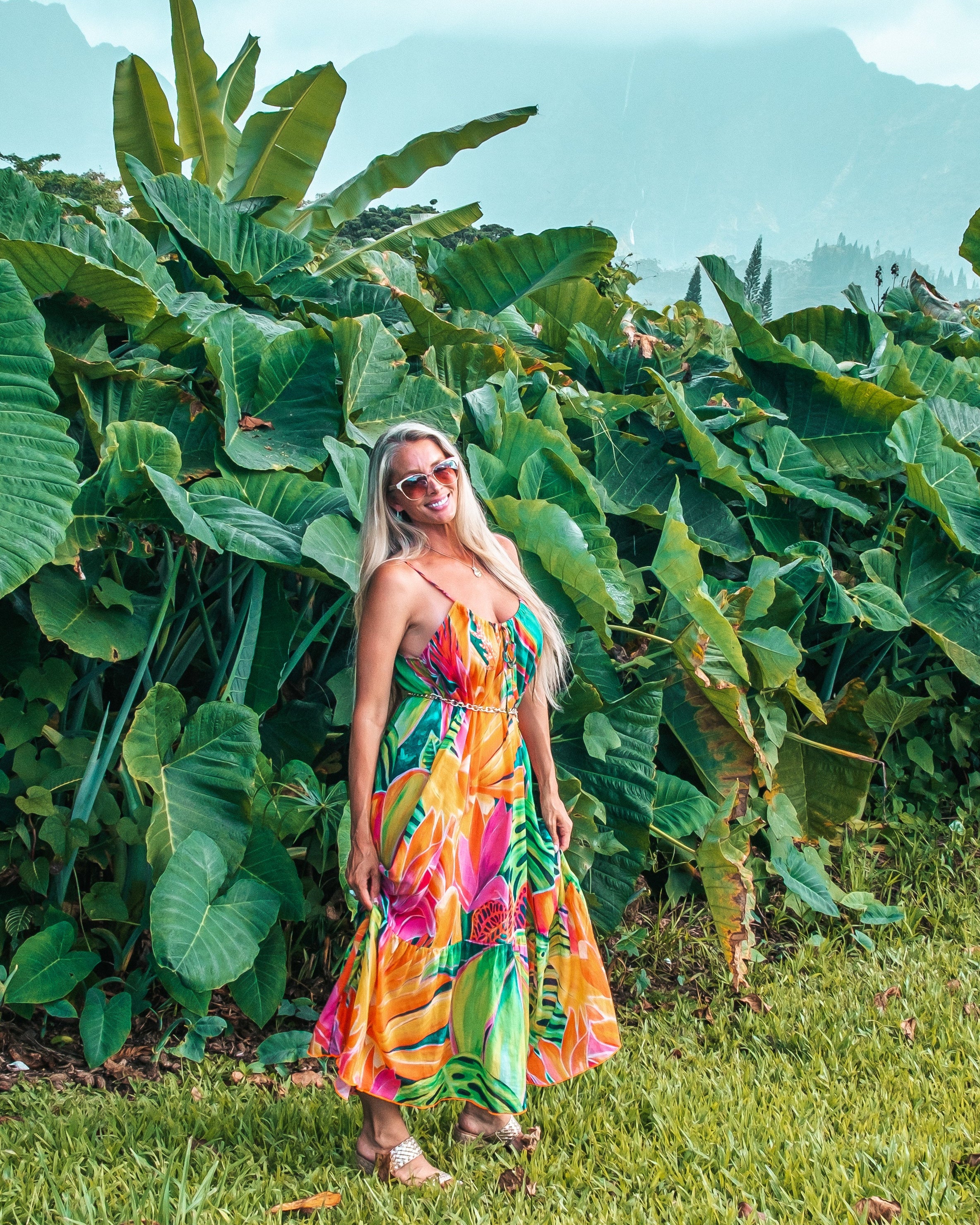 Aloha Boho Dress - Open Heart