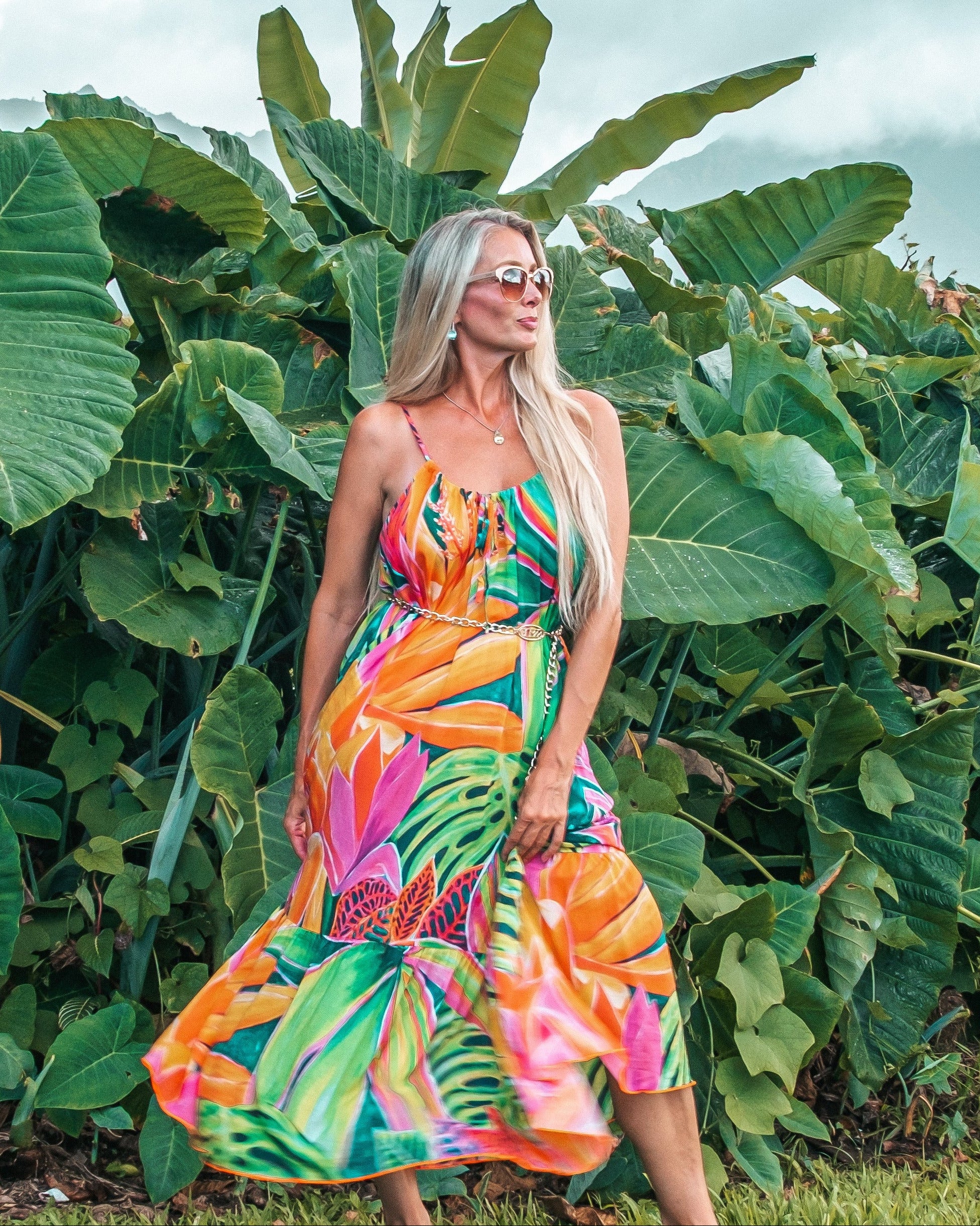 Aloha Boho Dress - Open Heart