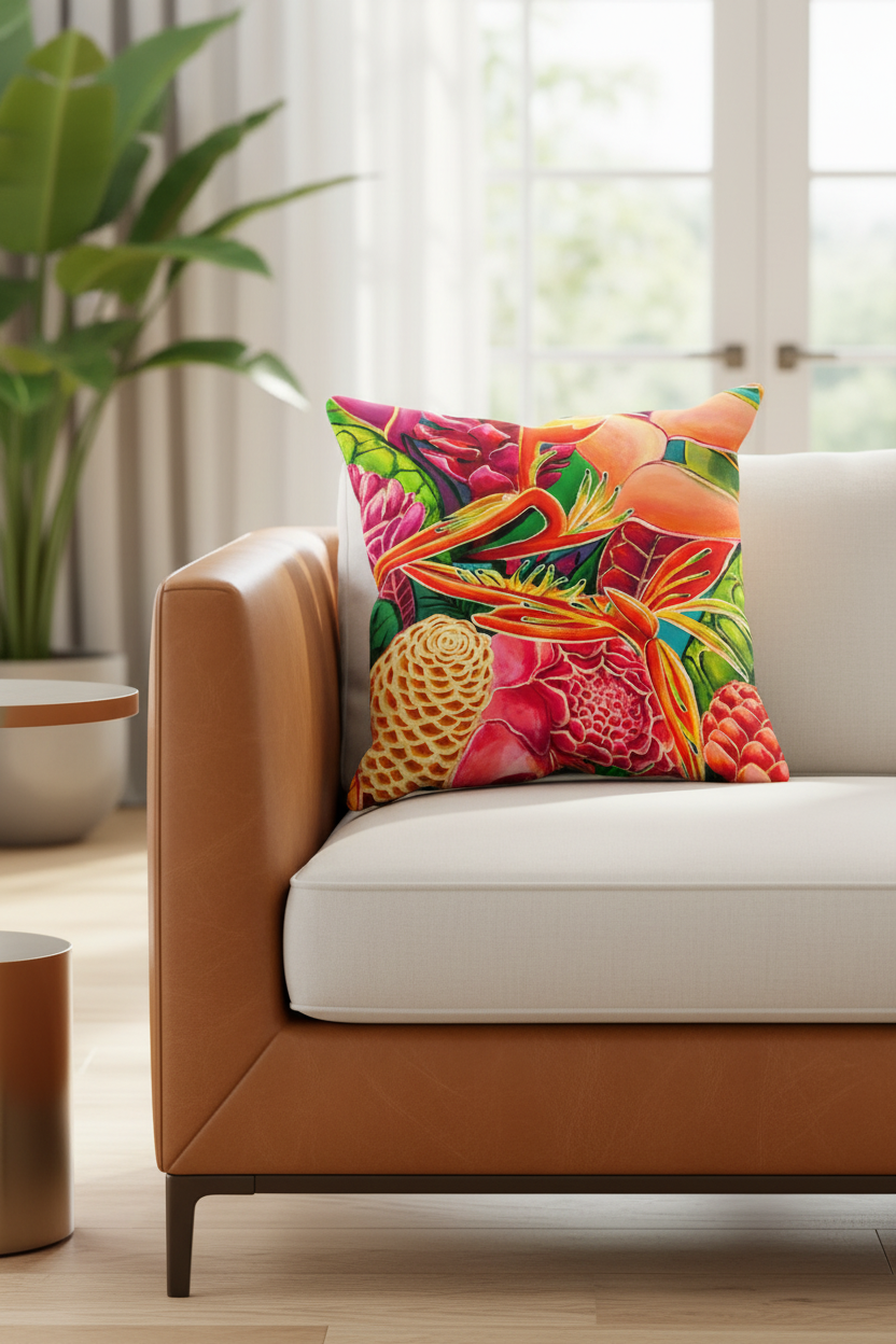 Hawaiian Love - Pillow cover 20"x20"