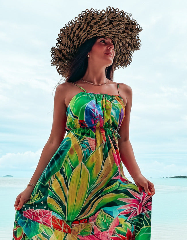 Aloha Boho Dress - Hanalei Morning