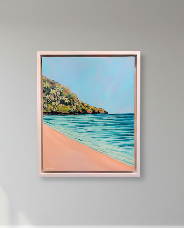 NEW Ke'e Beach Palm Trees - Rare Originals - The Pink Series