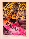 NEW 2023 - "Feeling Gratitude"  - Original Hawaii Lino Cut