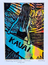 NEW 2023 - "Feeling Gratitude"  - Original Hawaii Lino Cut