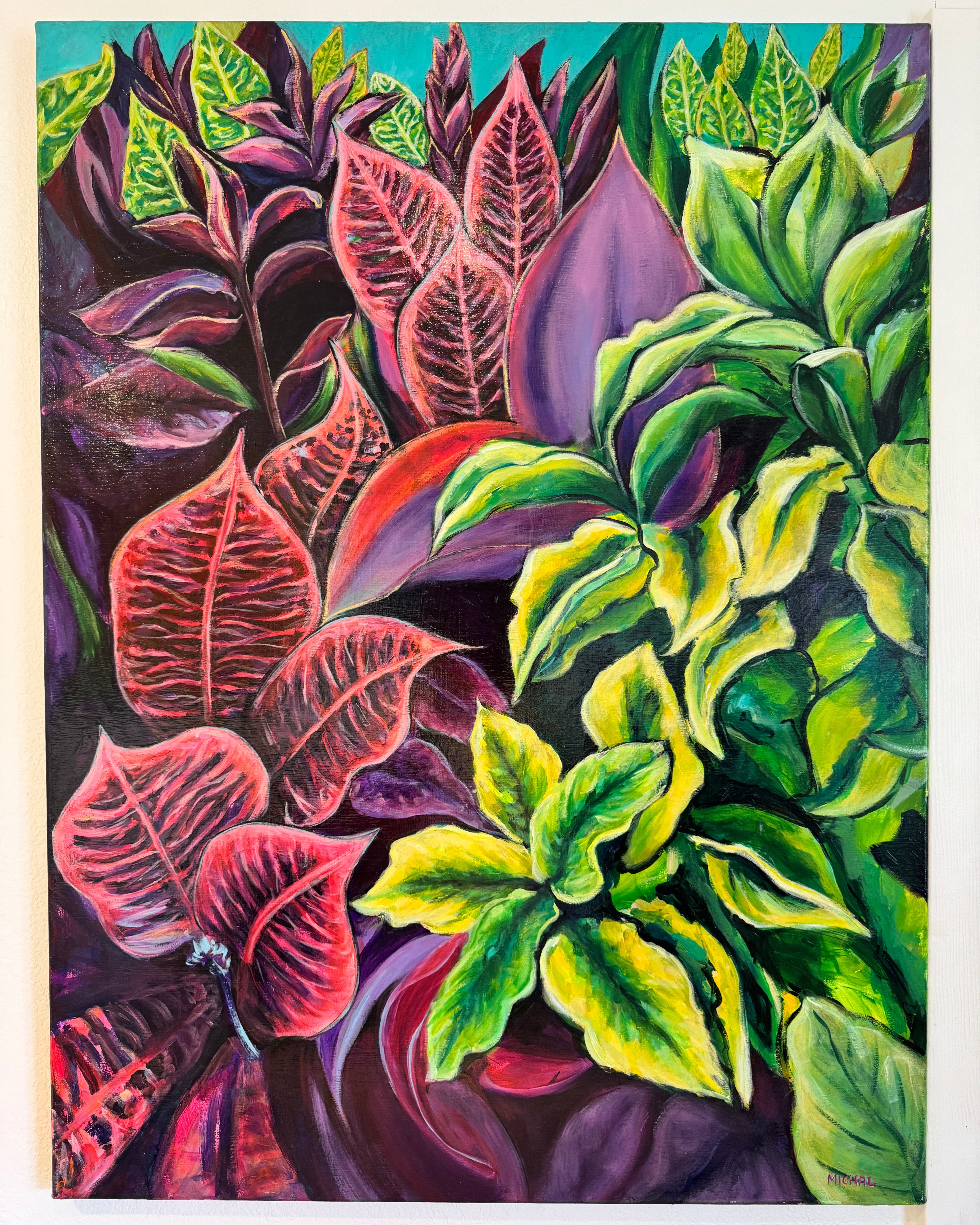 Magical Flowers of Kauai  - Original painting