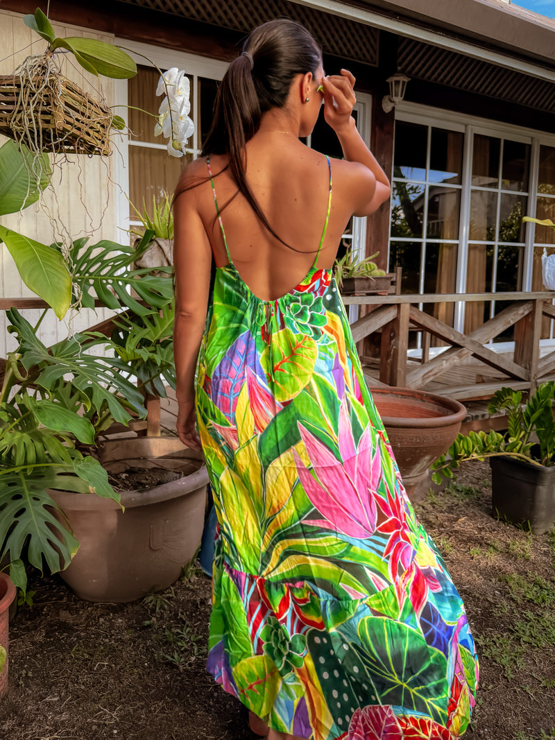 Aloha Boho Dress - Hanalei Morning