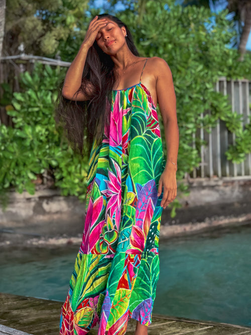 Aloha Boho Dress - Hanalei Morning