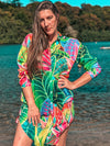 Aloha Shirt Dress - Hanalei Morning