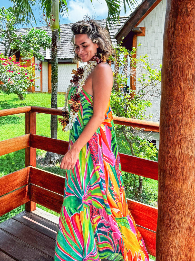 Aloha Boho Dress - Open Heart