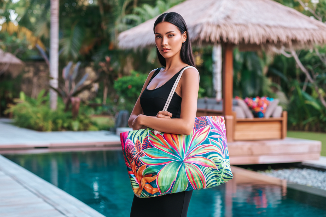 Open Heart Flowers - Weekend Tote
