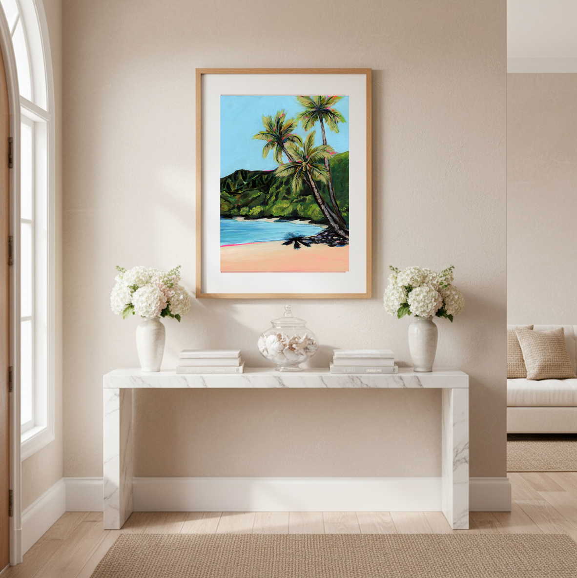 NEW - Waikoko Palm Trees -  20x28  Large Museum Quality Print - FREE USA SHIPPING