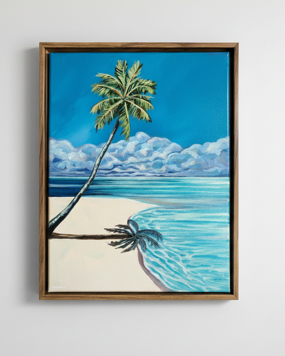 NEW - "Blue Paradise" - Original 11x14