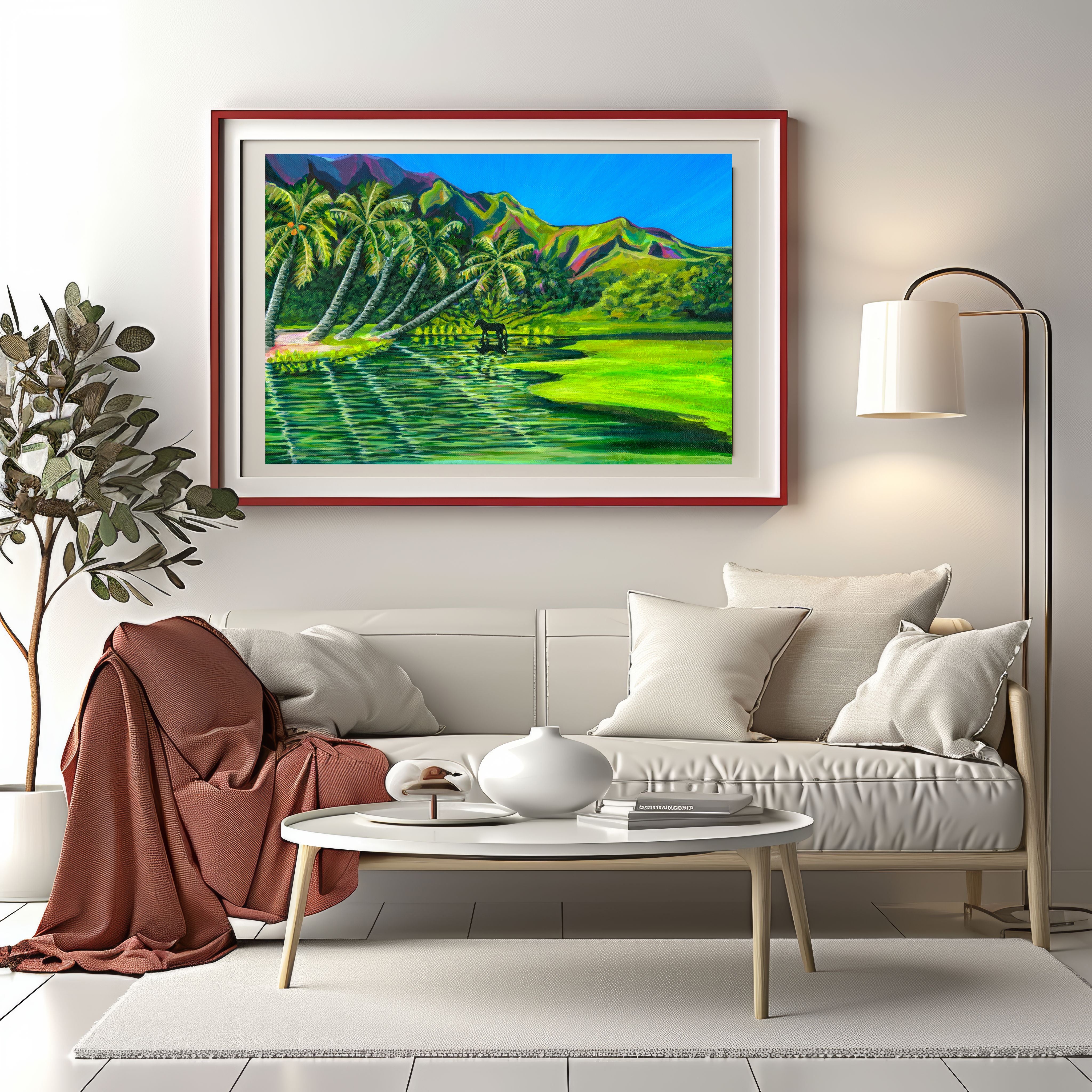 NEW -  BLACK HORSE -  20x28  Large Museum Quality Print