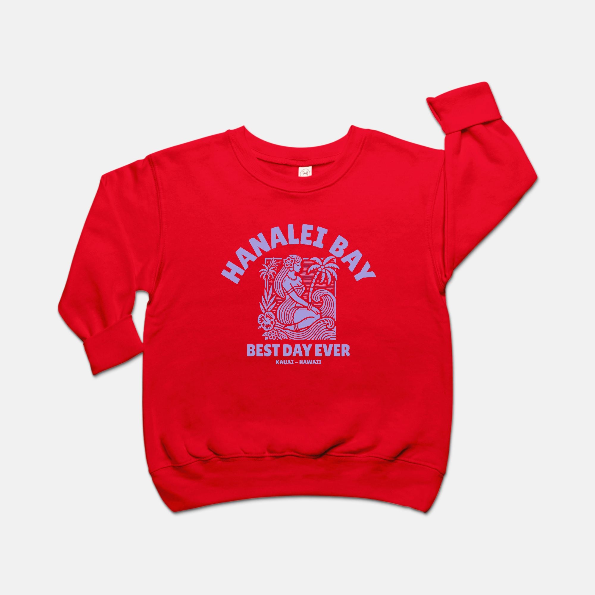 Hanalei Bay – Best Day Ever Kids Sweatshirt -Toddler Crew Neck Sweatshirt