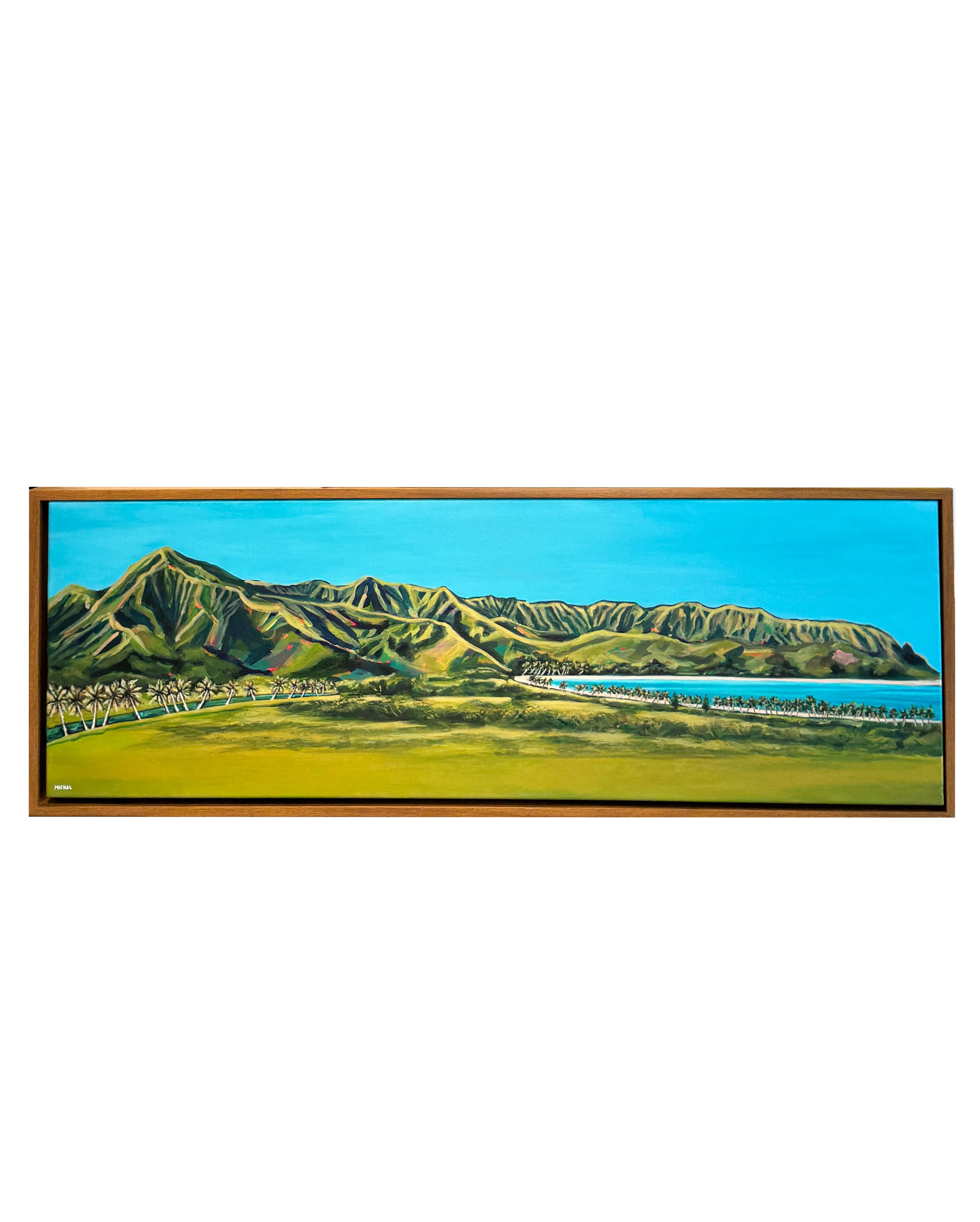 NEW Hanalei Valley Lookout - Rare Panorama Originals - 60x12