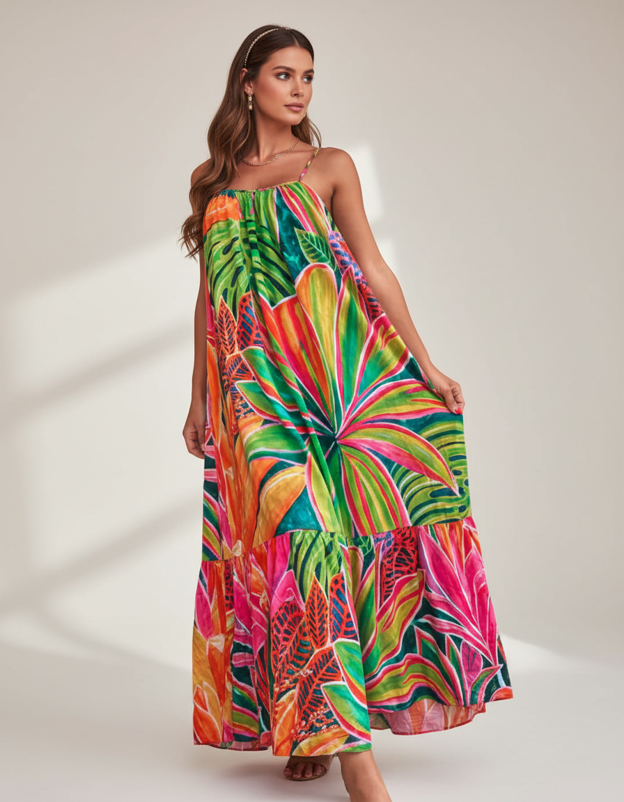 Aloha Boho Dress - Open Heart
