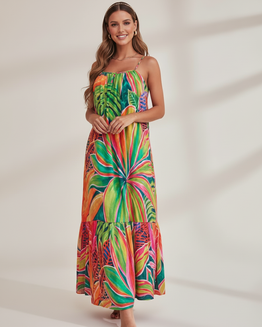 Aloha Boho Dress - Open Heart
