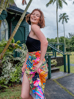 Radiant - Resort wrap skirt - MICHAL ART STUDIO HAWAII -