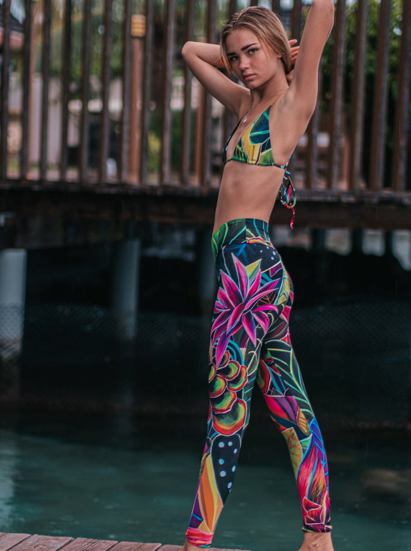 SOLD OUT - Hanalei Morning - Magic Leggings - Second skin