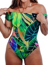 Bodysuit open back - Hanalei Morning - MICHAL ART STUDIO HAWAII -