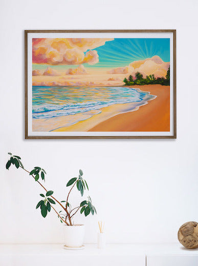 Hā‘ena Sunrise Fine Art Print