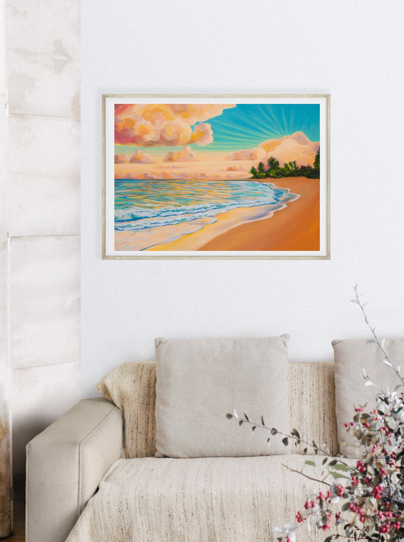 NEW -Haena Sunrise - 20x28 Large Museum Quality Print