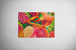 Hawaiian Love - Tempered Glass Cutting and Serving Boards - MICHAL ART STUDIO HAWAII - Cutting Board