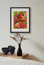 Hawaiian Love - Matted Print - Hawaii Wall Decor - MICHAL ART STUDIO HAWAII - matted print