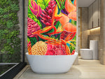 *NEW* Hawaiian Love - Shower Curatin - MICHAL ART STUDIO HAWAII - shower curtain