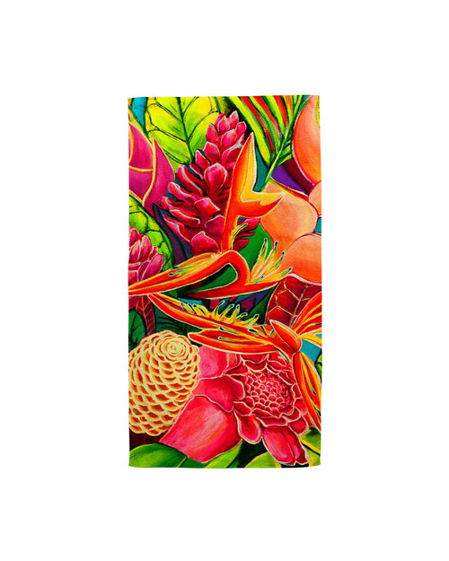 Hawaiian Love - Microfiber Towel - MICHAL ART STUDIO HAWAII - towels