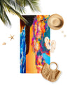 Hawaiian Sunset - Tropical Microfiber Towel -Collectors Edition - MICHAL ART STUDIO HAWAII - towels