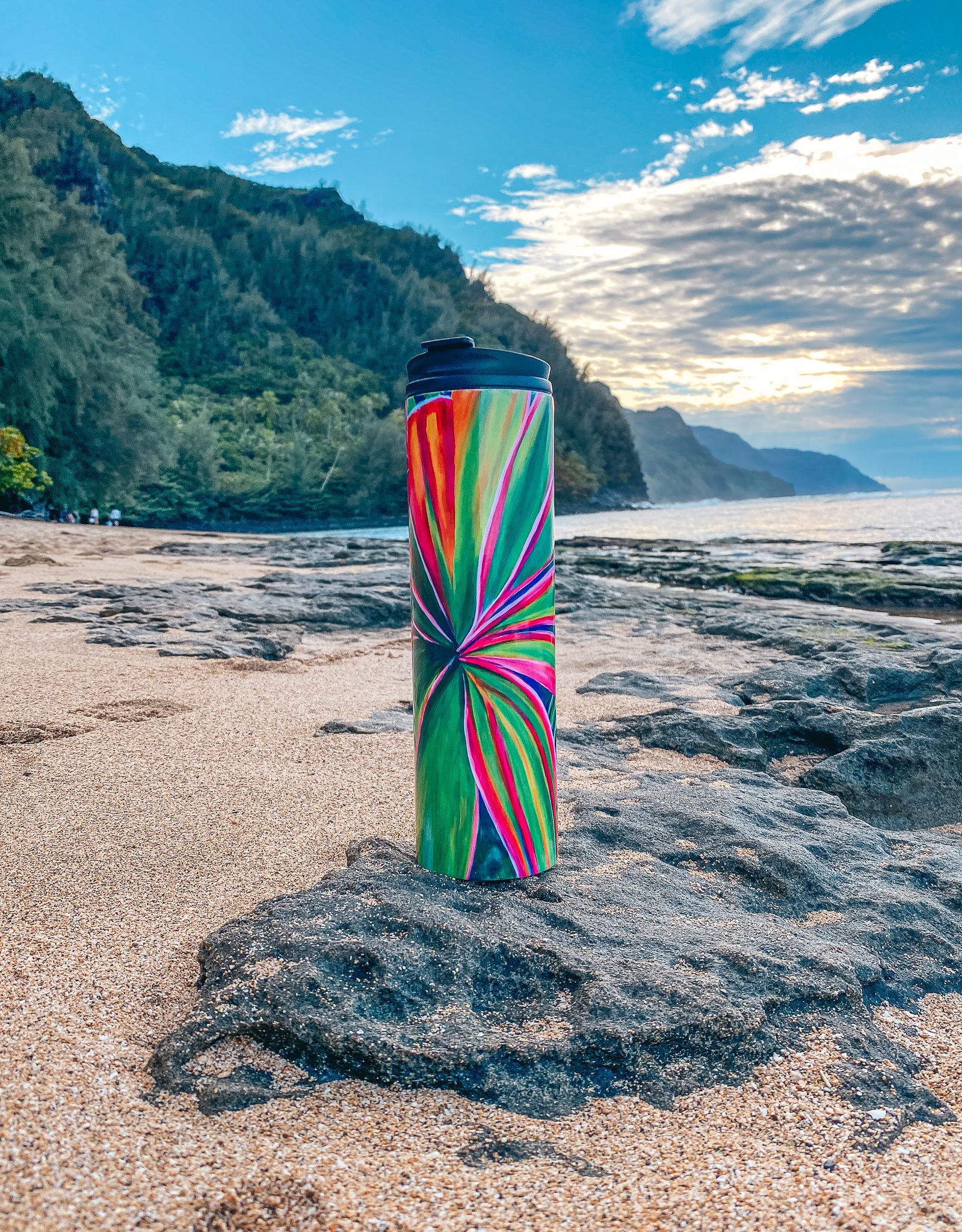 The New Open Heart - Thermal Tumbler 20 oz - MICHAL ART STUDIO HAWAII - Thumbler