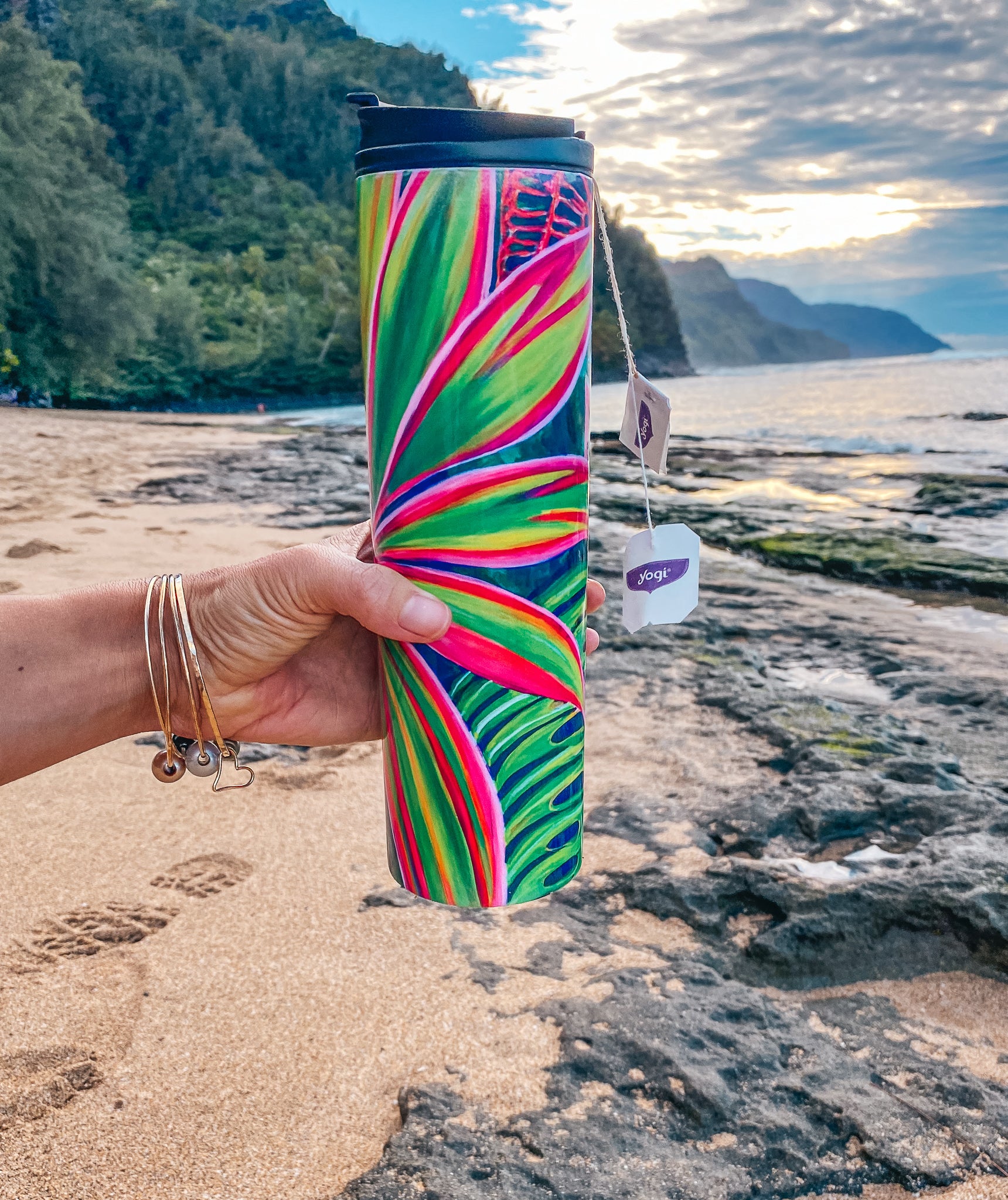 The New Open Heart - Thermal Tumbler 20 oz - MICHAL ART STUDIO HAWAII - Thumbler
