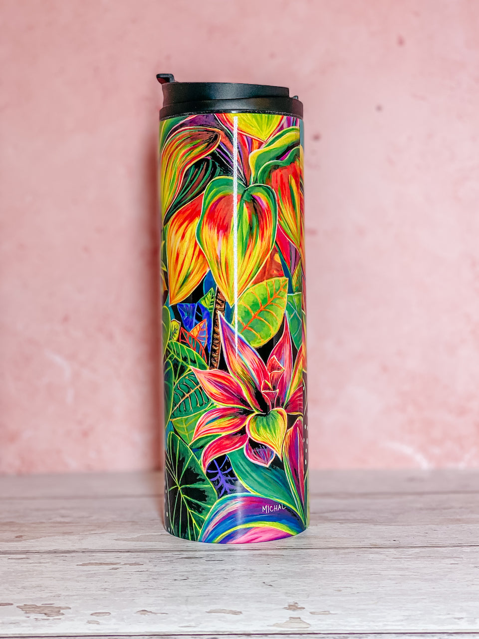 SOLD OUT - Hanalei Morning - Thermal Tumbler 16 oz - MICHAL ART STUDIO HAWAII - Thumbler