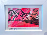 NEW SERIES 5 -Tunnels Beach - Lino Cut - MICHAL ART STUDIO HAWAII - # 1 originals