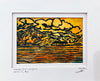 SOLD #2 NEW - Hanalei Pier, Original Lino Cut, Series 4 - MICHAL ART STUDIO HAWAII -