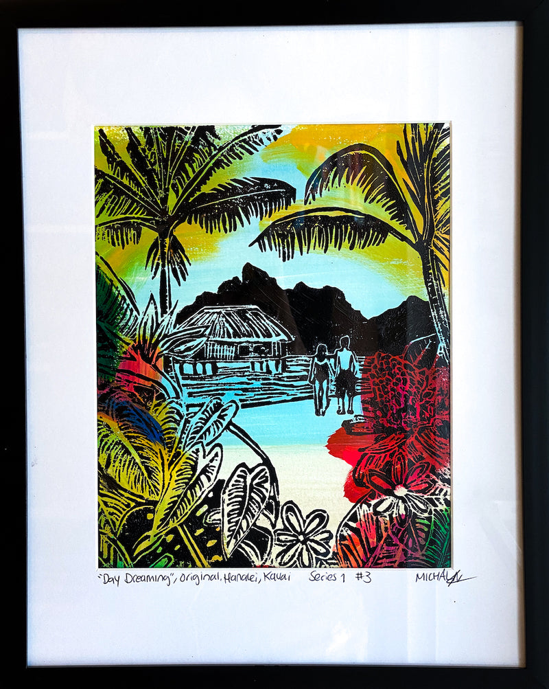 SOLD - "Day Dreaming"- series 1 #3 - MICHAL ART STUDIO HAWAII -