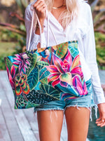 *NEW* Hanalei Morning Weekend Tote - MICHAL ART STUDIO HAWAII - Weekend Tote