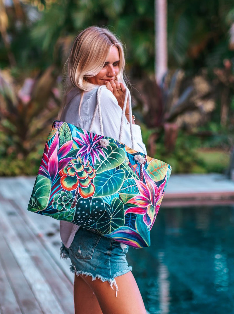 *NEW* Hanalei Morning Weekend Tote – MICHAL ART STUDIO HAWAII