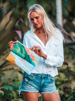 Ke'e Sunset Clutch - New - MICHAL ART STUDIO HAWAII - clutches