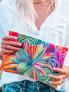 Open Heart Flowers Clutch - MICHAL ART STUDIO HAWAII - clutches