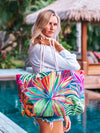 Open Heart Flowers - Weekend Tote - MICHAL ART STUDIO HAWAII - Weekend Tote