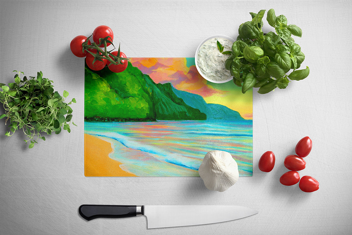 Grey Ocean Marble Glass Cutting Board – Bohozena