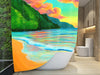 Kee Shower Curatin - MICHAL ART STUDIO HAWAII - shower curtain