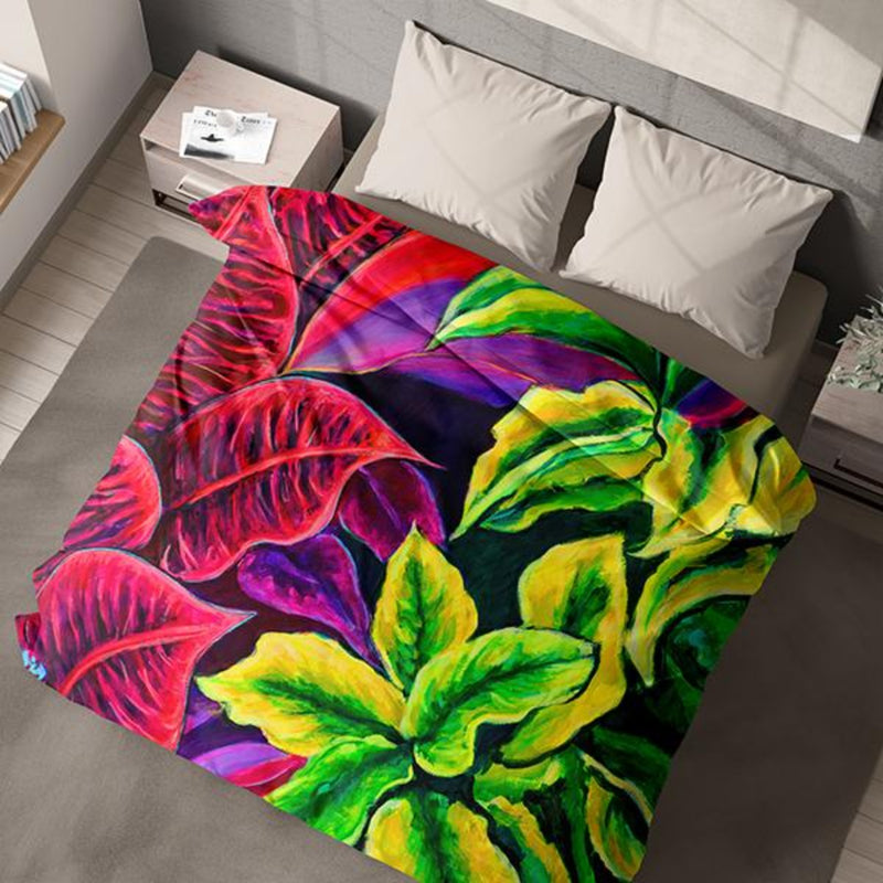 Magical Flowers - Duvet Cover - MICHAL ART STUDIO HAWAII - duvet cover