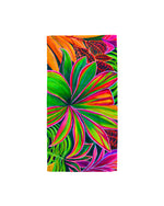 Hawaiian Floral Print - Open Heart Flowers - Microfiber Towel - MICHAL ART STUDIO HAWAII - towels