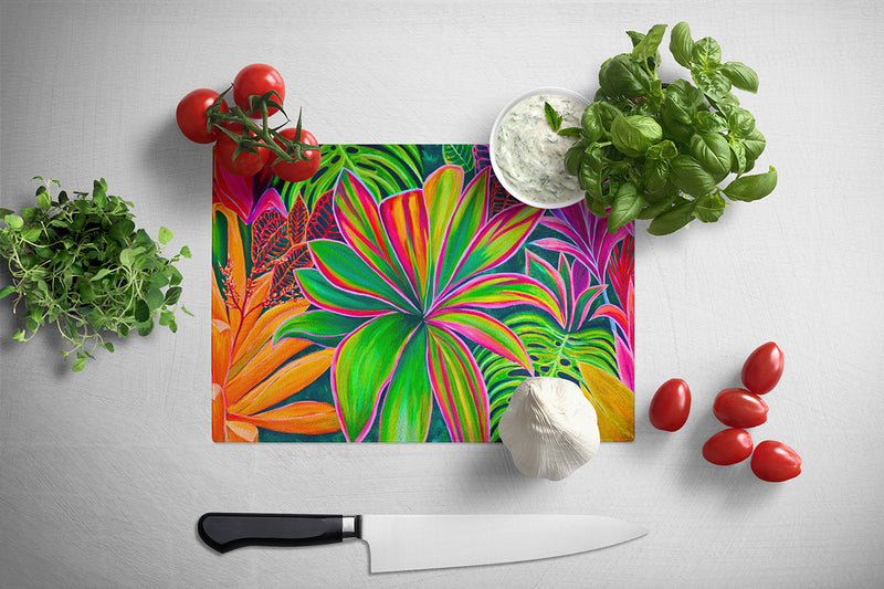 Hawaii Floral Painting Cutting & Serving Boards made in Hawaii,Kauai –  MICHAL ART STUDIO HAWAII