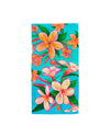 Collectors Edition Towel - Plumeria Floral Print - Special Order - MICHAL ART STUDIO HAWAII - towels