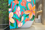 *NEW* Plumeria - Shower Curatin - MICHAL ART STUDIO HAWAII - shower curtain