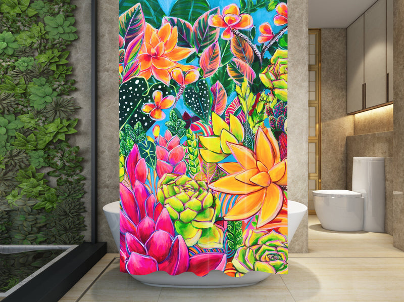 *NEW* Radiant Shower Curtain - MICHAL ART STUDIO HAWAII - shower curtain